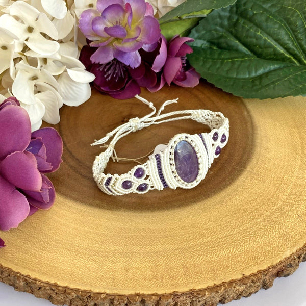 Amethyst Stone Bracelet