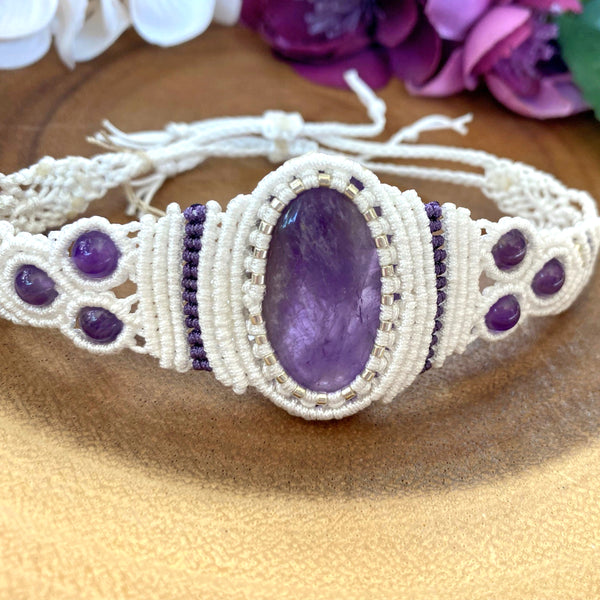 Amethyst Stone Bracelet