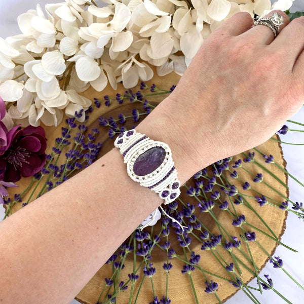 Amethyst Stone Bracelet