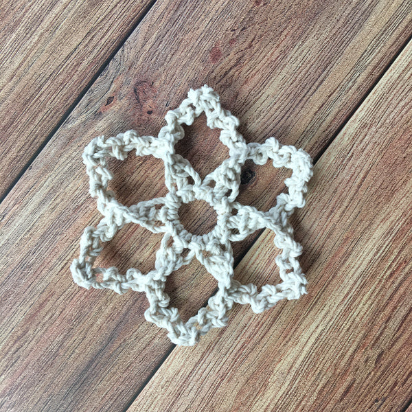 Winter Wonderland Macrame Snowflakes