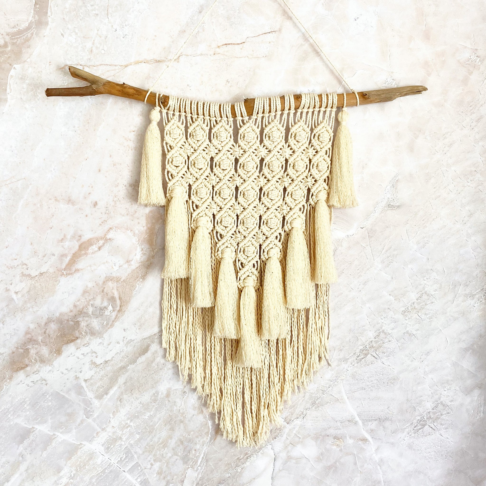 Geo-Tassel Wall Hanging